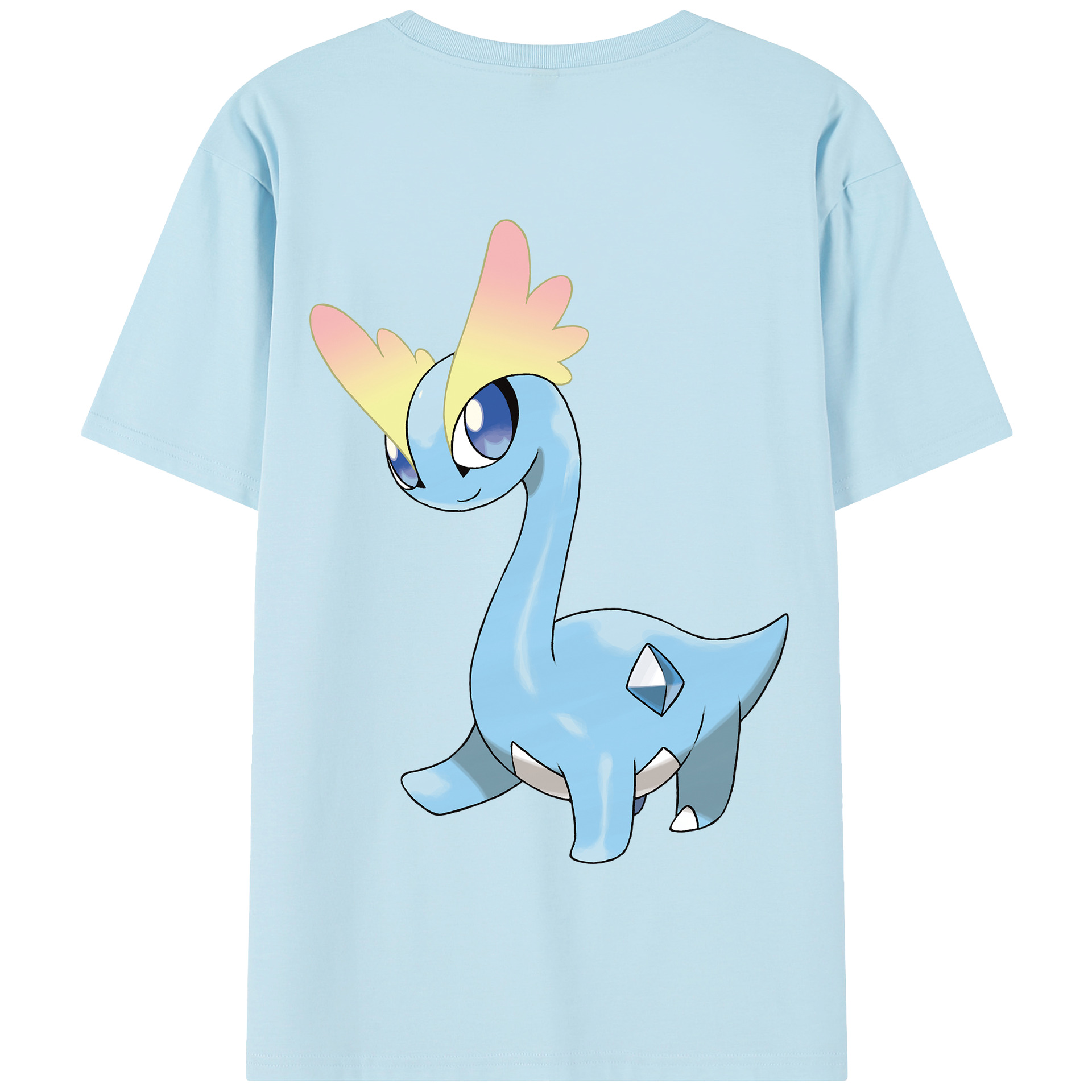 （画像用） ポケットモンスター Pokémon 綿100％半袖Tシャツ（背面プリント）